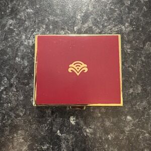 Vintage Alexandra de Markoff gold‎ metal compact Halo of Gold 1980s No Powder